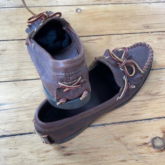 Mark McNairy & Bass Collab Kilty Boat Shoes, Men's Size 10 - Picture 3 of 9